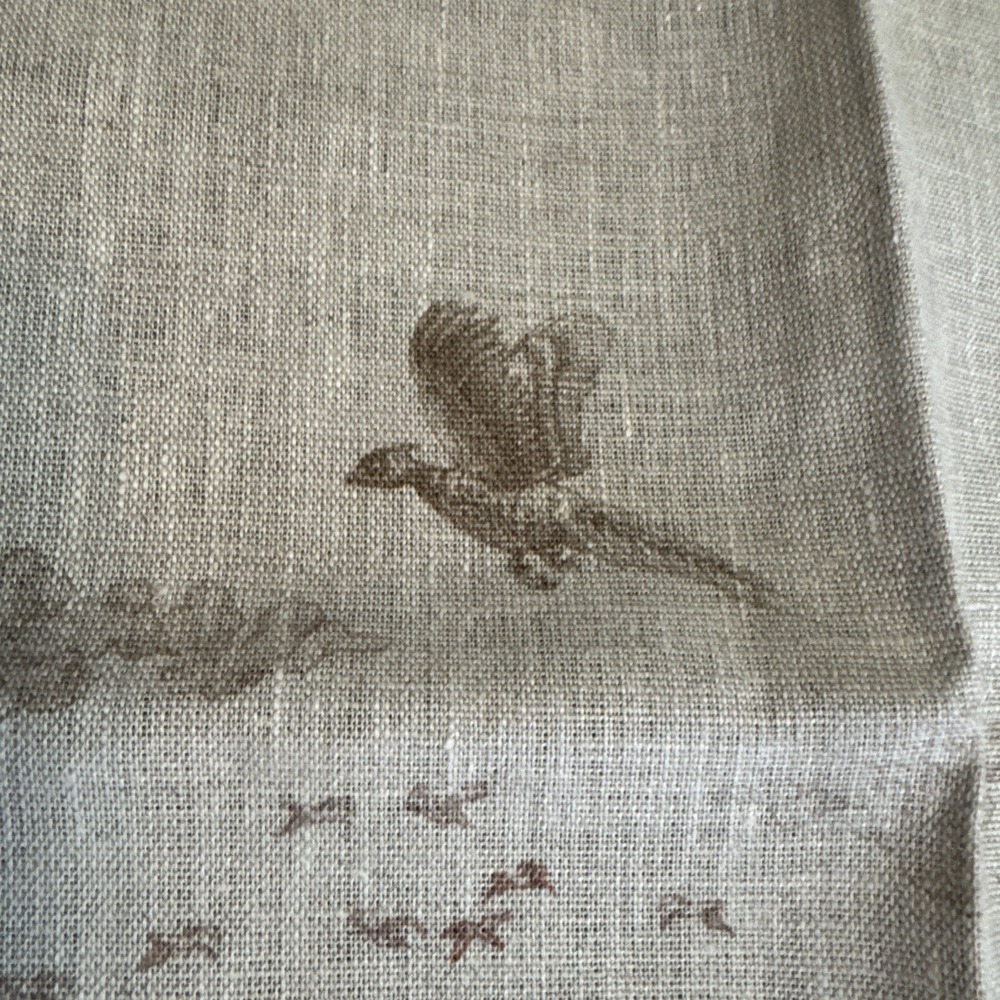 Williams Sonoma Kitchen Towel Tea Dishtowel Equestrian Hunt Italy Linen # 2 - Picture 5 of 7